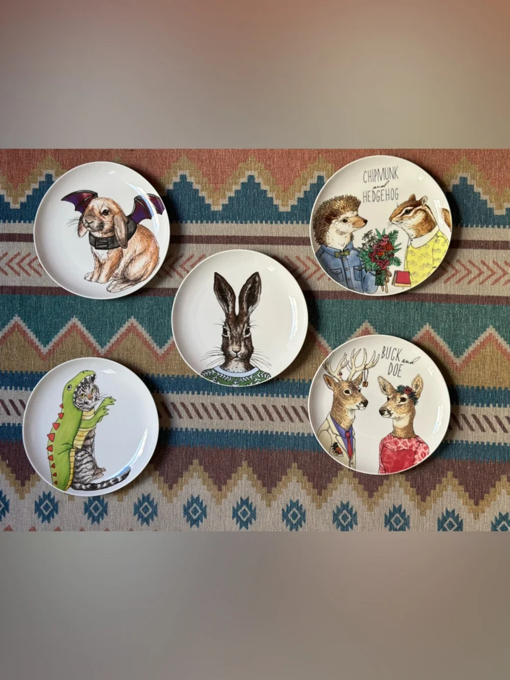 West Elm x Rachel Kozlowski Salad Plate - Buck and Doe 💕